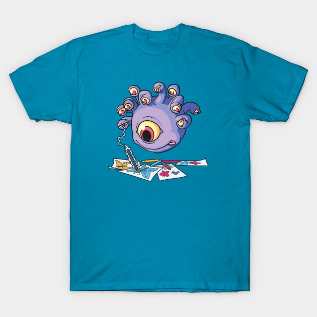 Beauty Is in the Eyes of the Monster T-Shirt by GiveNoFox